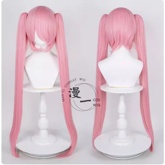 Wig Twintail Putih 100cm